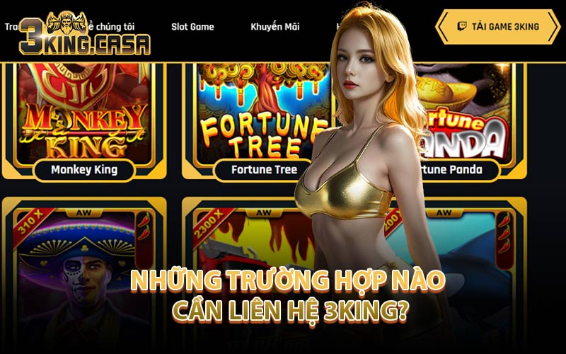 Những Trường Hợp Nào Cần Liên Hệ 3King?